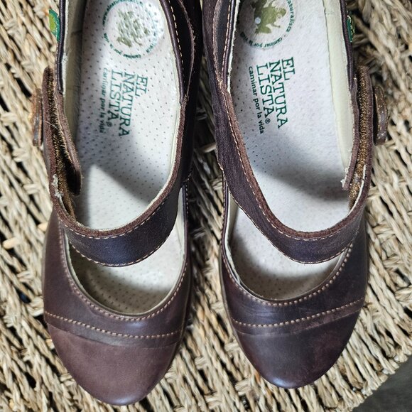 EL NATURALISTA Brown Heels, Women's size EU 38/US 7.5-8 - Picture 2 of 9